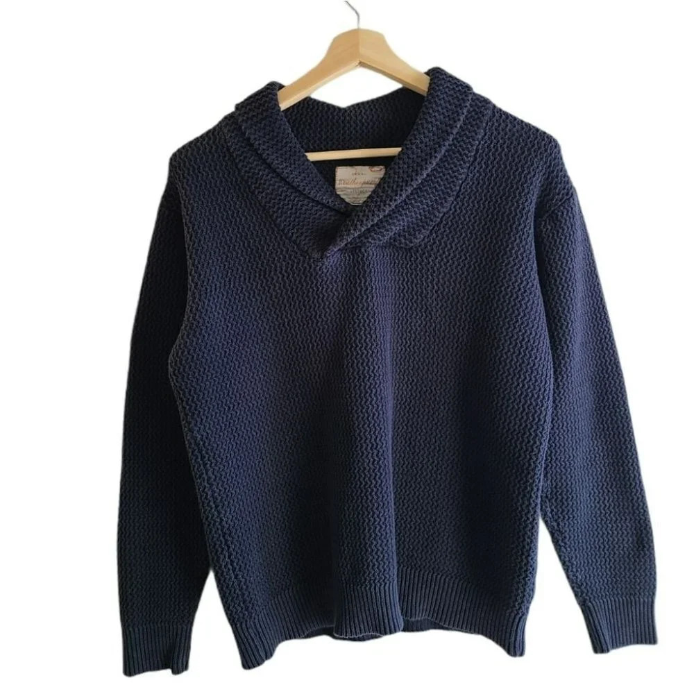 Weatherproof,  Vintage Blue Cotton Sweater
